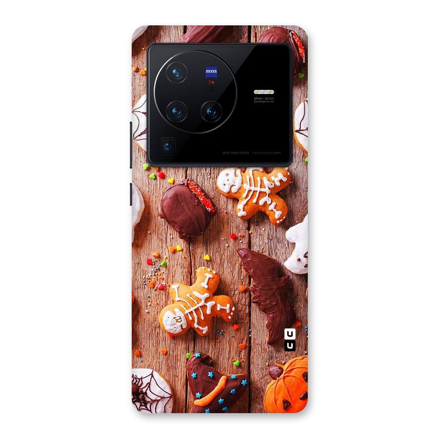 Halloween Chocolates Back Case for Vivo X80 Pro