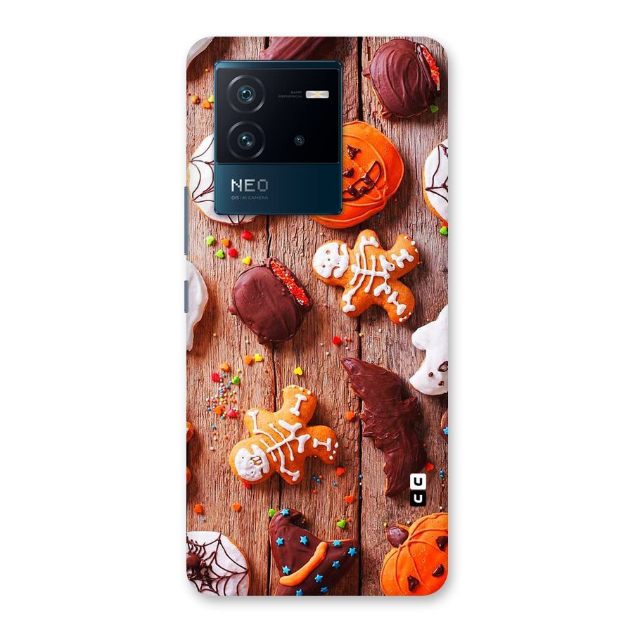 Halloween Chocolates Back Case for Vivo iQOO Neo 6 5G