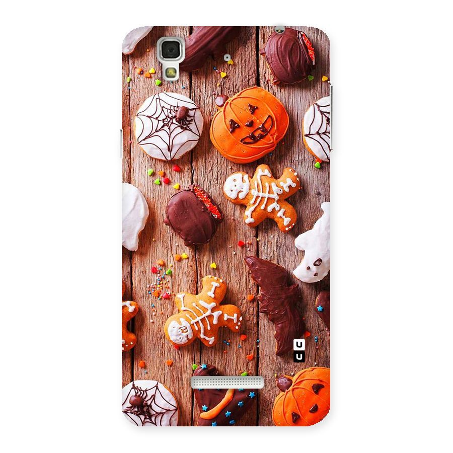 Halloween Chocolates Back Case for YU Yureka Plus