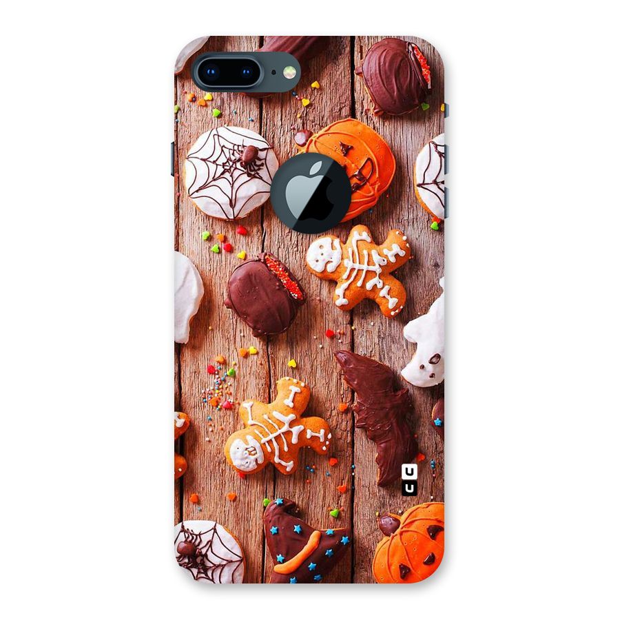 Halloween Chocolates Back Case for iPhone 7 Plus Logo Cut