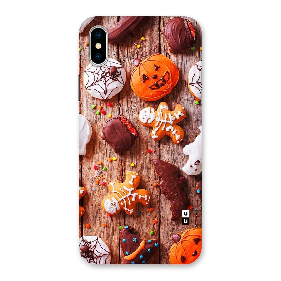 Halloween Chocolates Back Case for iPhone XS