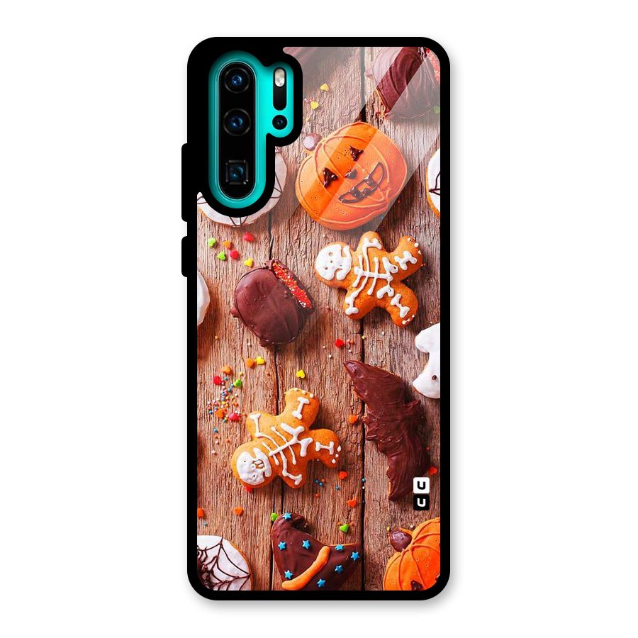 Halloween Chocolates Glass Back Case for Huawei P30 Pro