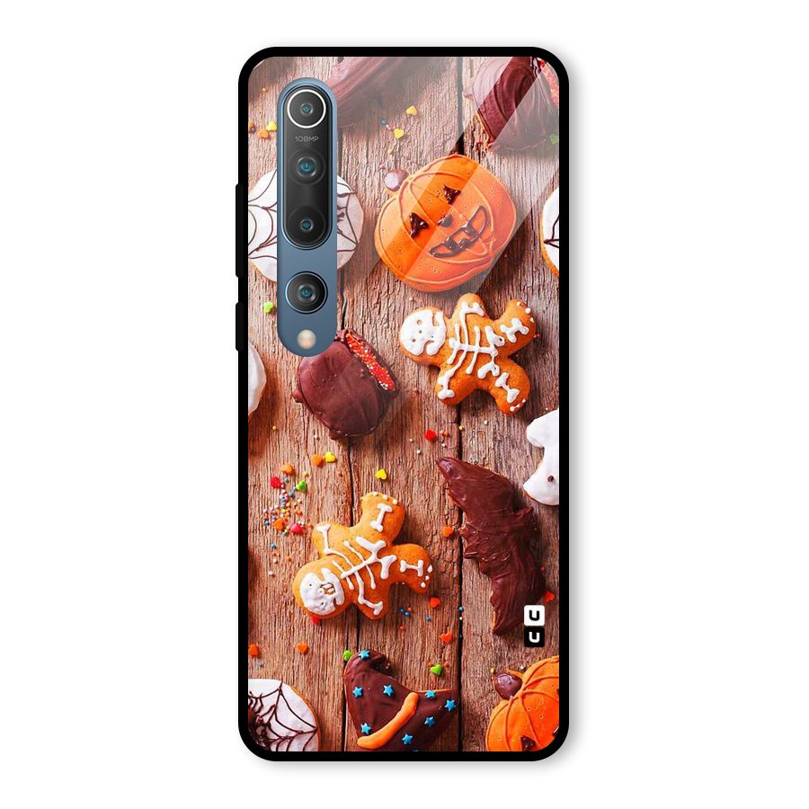Halloween Chocolates Glass Back Case for Mi 10