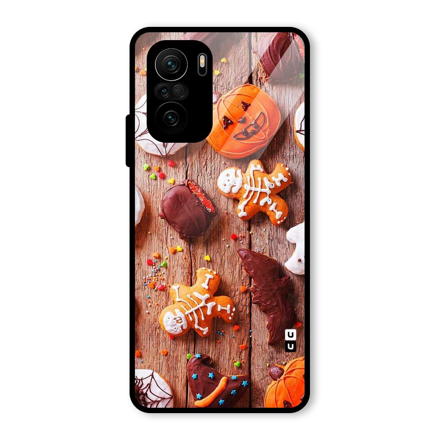 Halloween Chocolates Glass Back Case for Mi 11X Pro