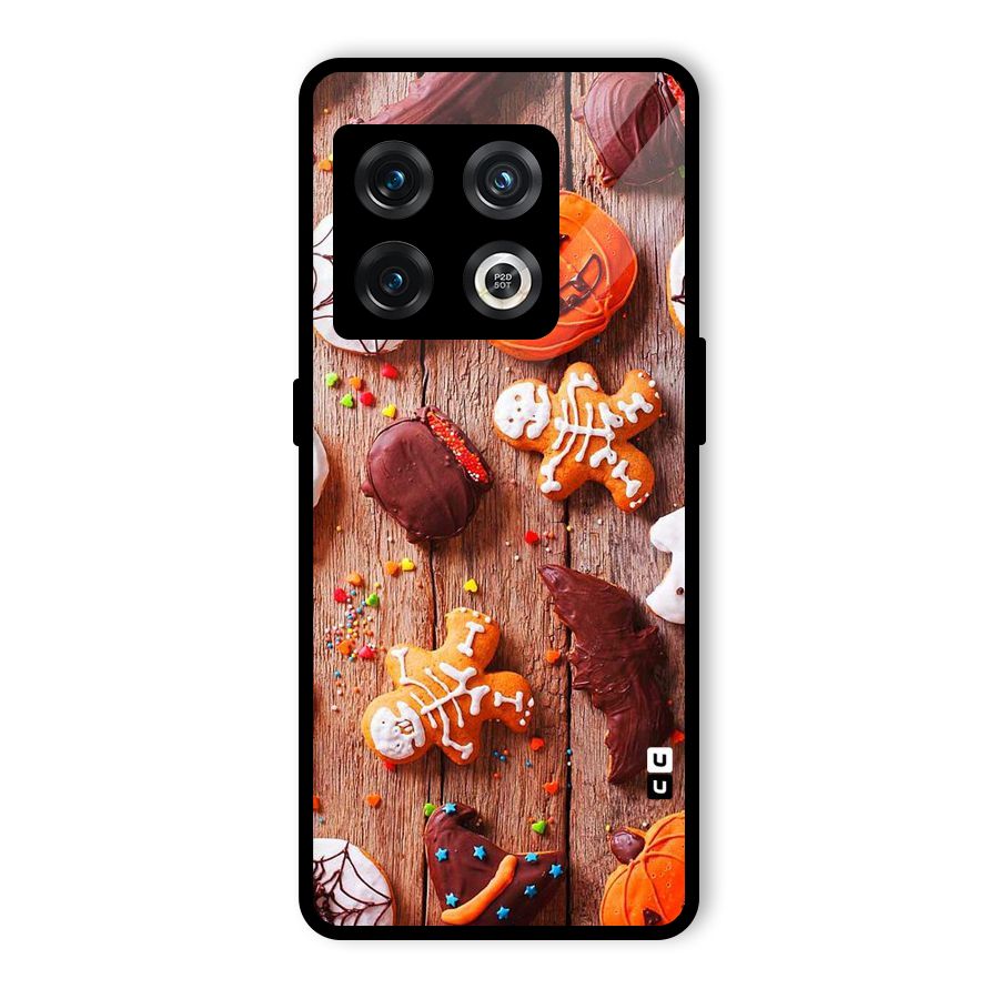 Halloween Chocolates Glass Back Case for OnePlus 10 Pro 5G