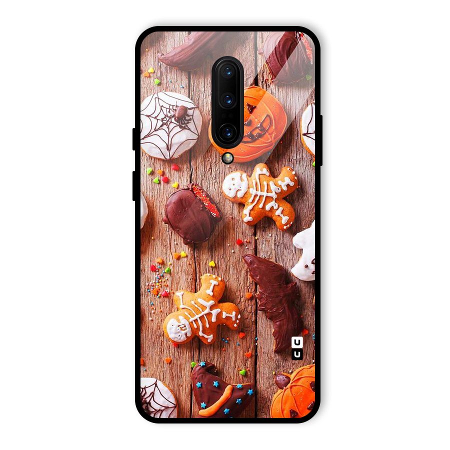 Halloween Chocolates Glass Back Case for OnePlus 7 Pro