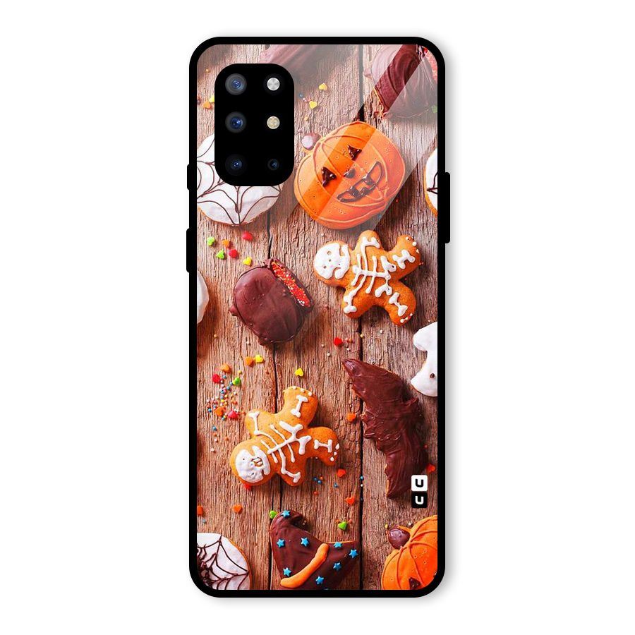 Halloween Chocolates Glass Back Case for OnePlus 8T