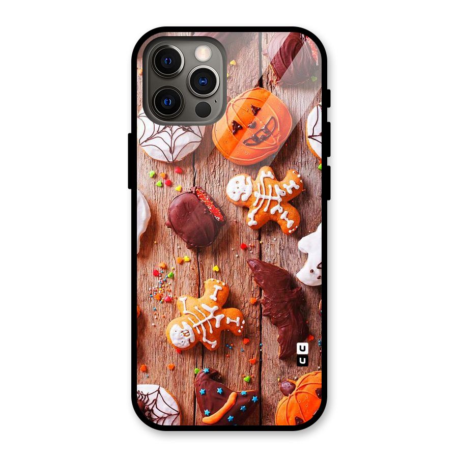 Halloween Chocolates Glass Back Case for iPhone 12 Pro