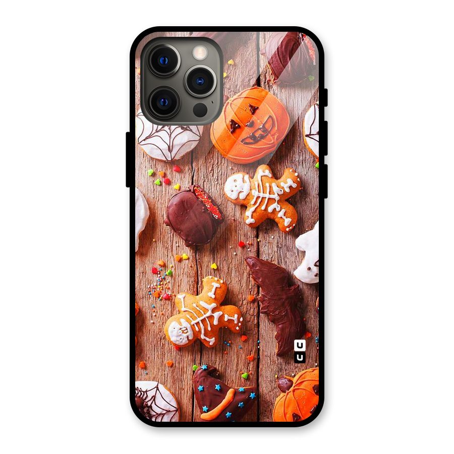 Halloween Chocolates Glass Back Case for iPhone 12 Pro Max