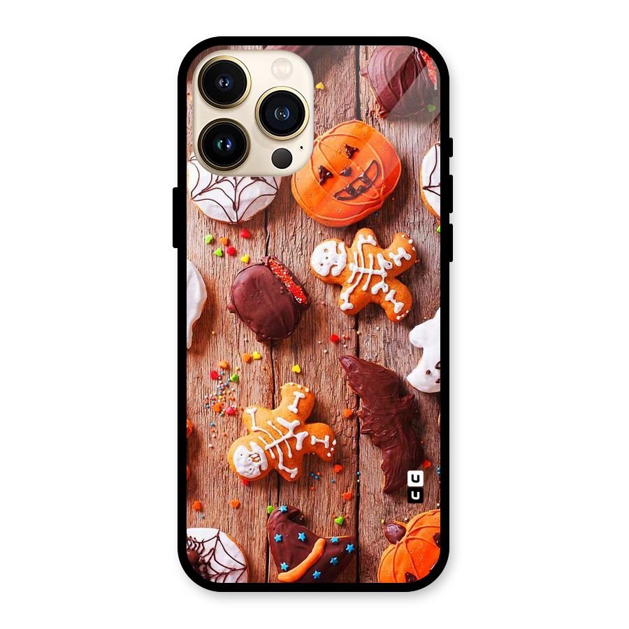 Halloween Chocolates Glass Back Case for iPhone 13 Pro Max
