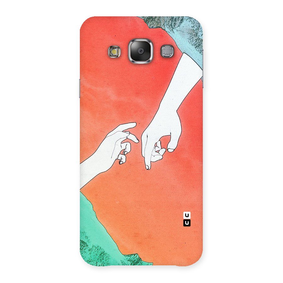 Hand Paint Drawing Back Case for Galaxy E7