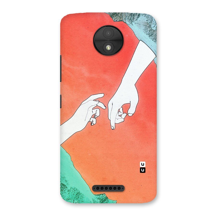 Hand Paint Drawing Back Case for Moto C
