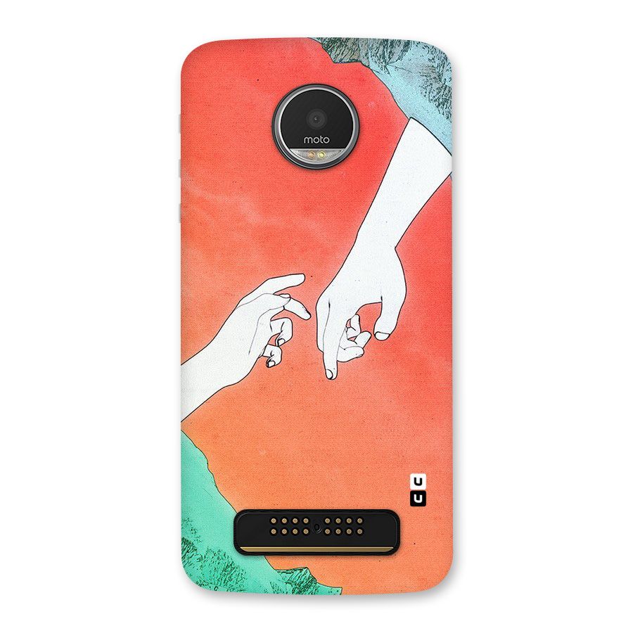 Hand Paint Drawing Back Case for Moto Z Play