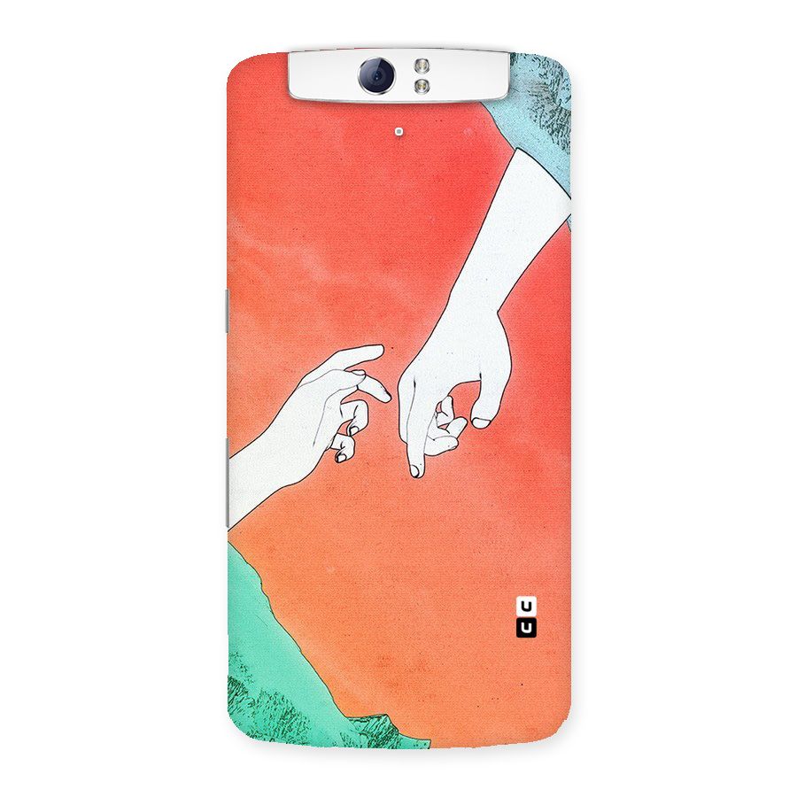 Hand Paint Drawing Back Case for Oppo N1