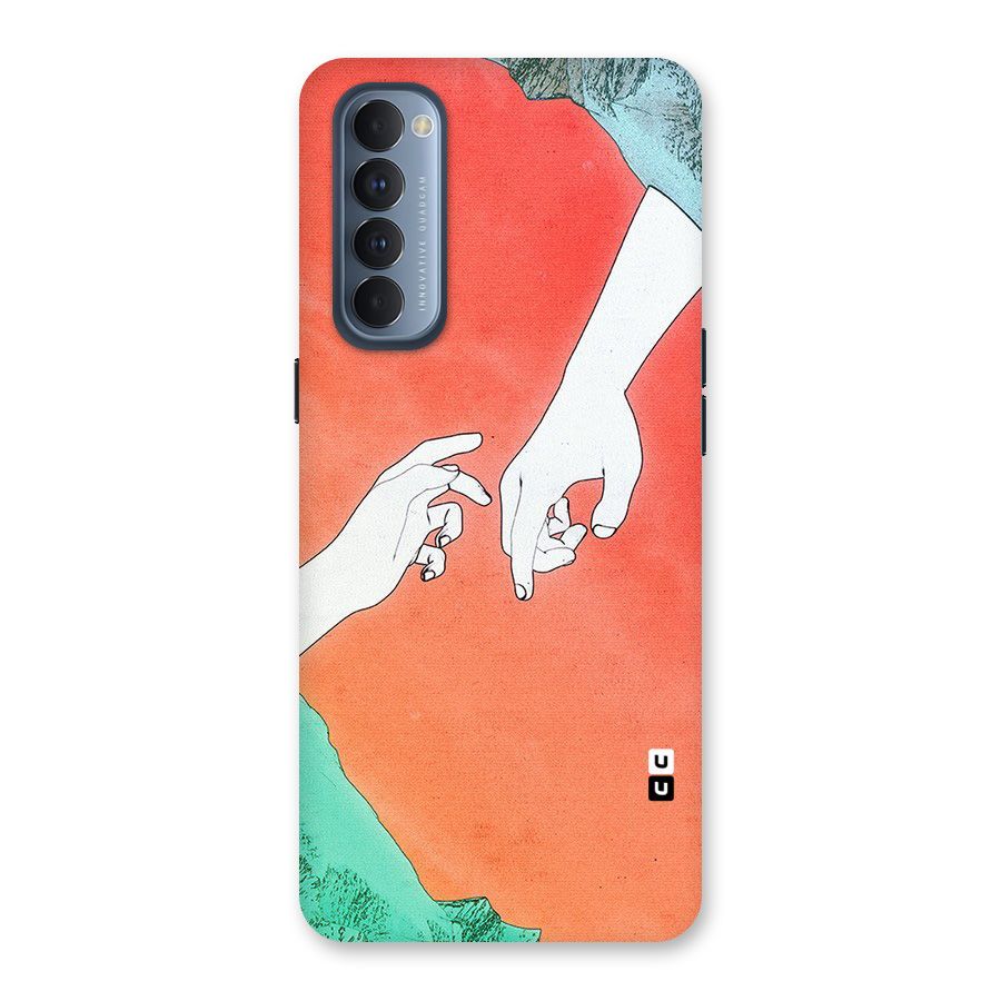 Hand Paint Drawing Back Case for Reno4 Pro