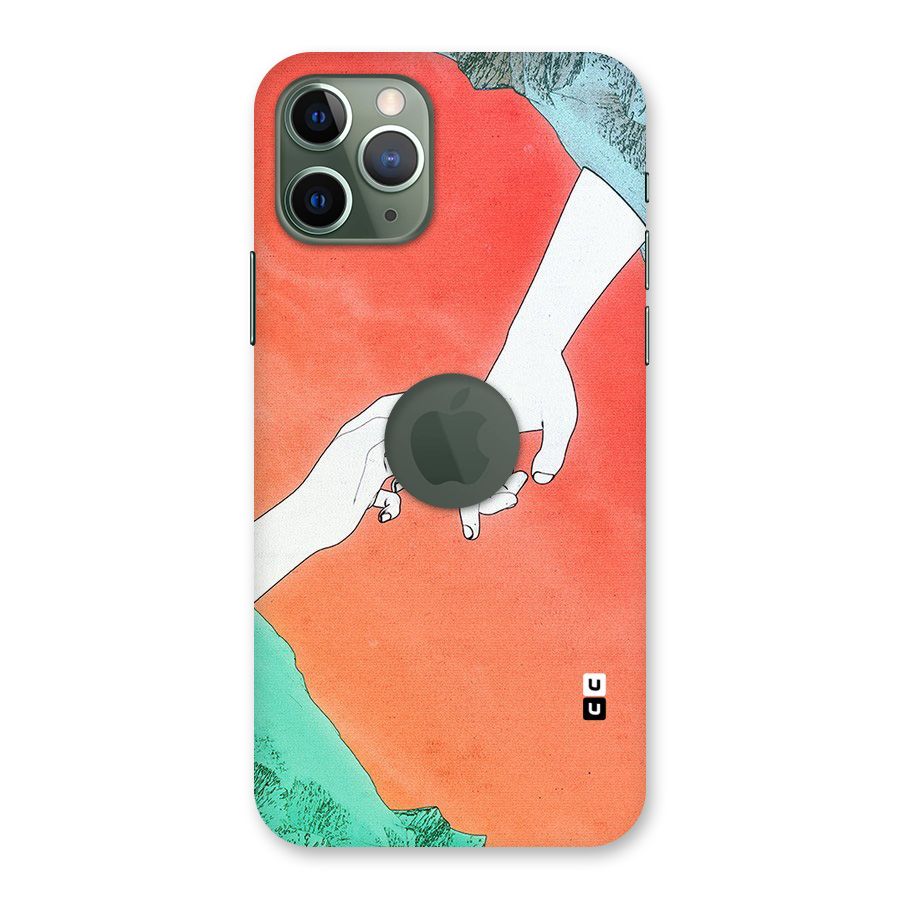 Hand Paint Drawing Back Case for iPhone 11 Pro Logo  Cut