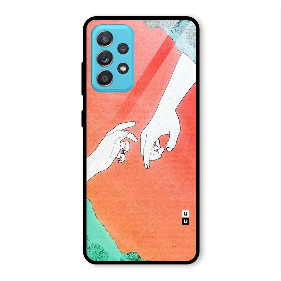 Hand Paint Drawing Glass Back Case for Galaxy A52s 5G