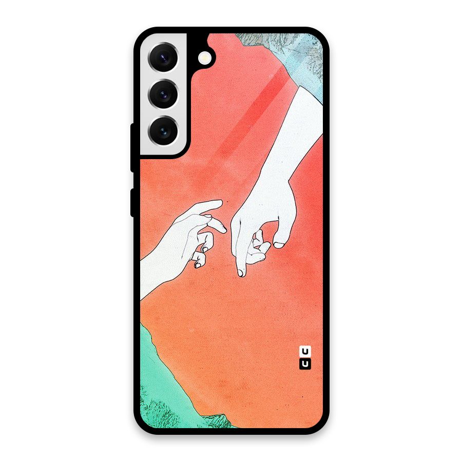Hand Paint Drawing Glass Back Case for Galaxy S22 Plus 5G