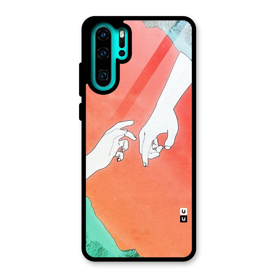 Hand Paint Drawing Glass Back Case for Huawei P30 Pro
