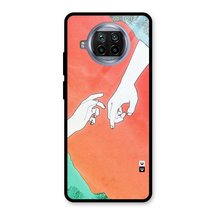 Hand Paint Drawing Glass Back Case for Mi 10i