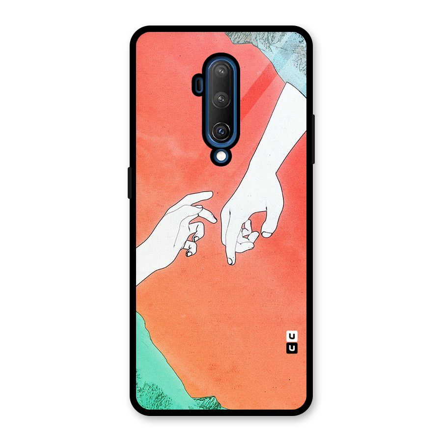 Hand Paint Drawing Glass Back Case for OnePlus 7T Pro