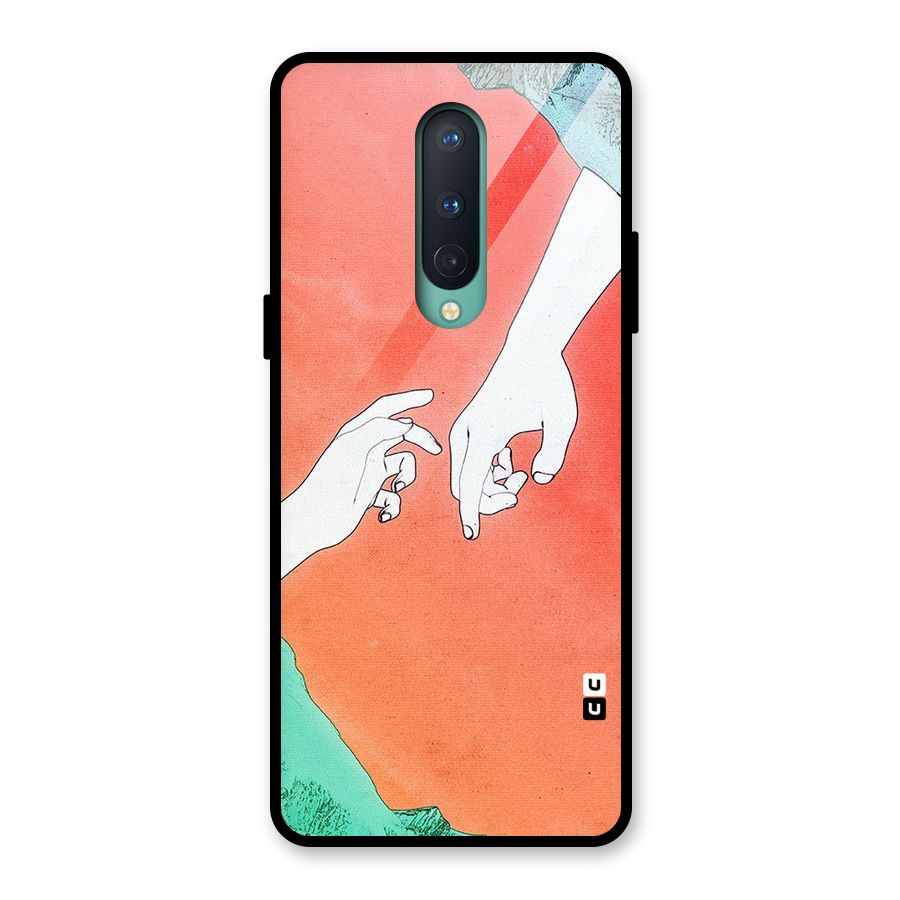 Hand Paint Drawing Glass Back Case for OnePlus 8