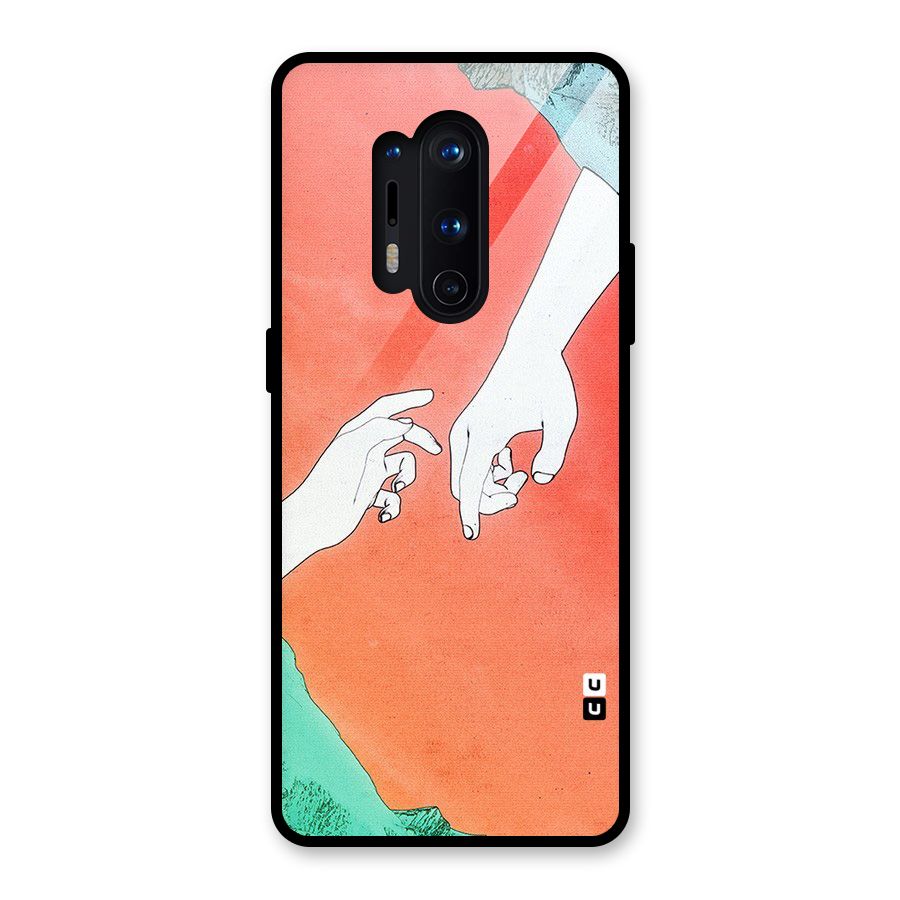 Hand Paint Drawing Glass Back Case for OnePlus 8 Pro