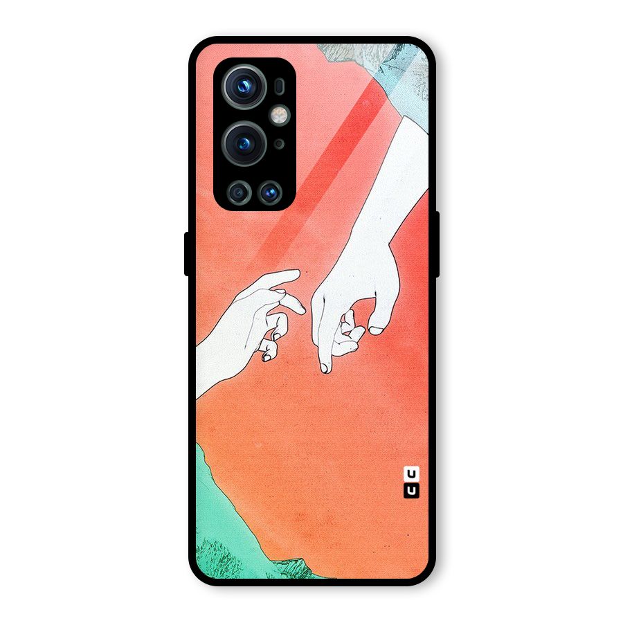 Hand Paint Drawing Glass Back Case for OnePlus 9 Pro