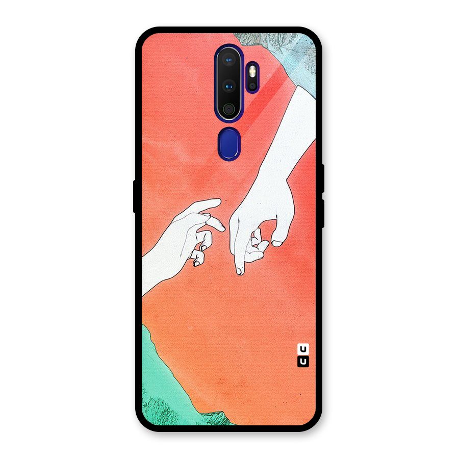 Hand Paint Drawing Glass Back Case for Oppo A9 (2020)