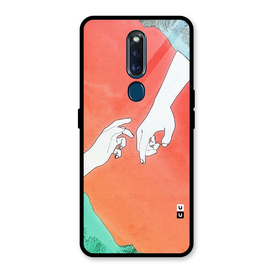 Hand Paint Drawing Glass Back Case for Oppo F11 Pro