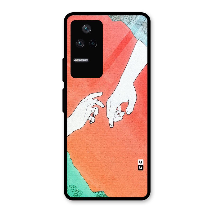 Hand Paint Drawing Glass Back Case for Poco F4 5G