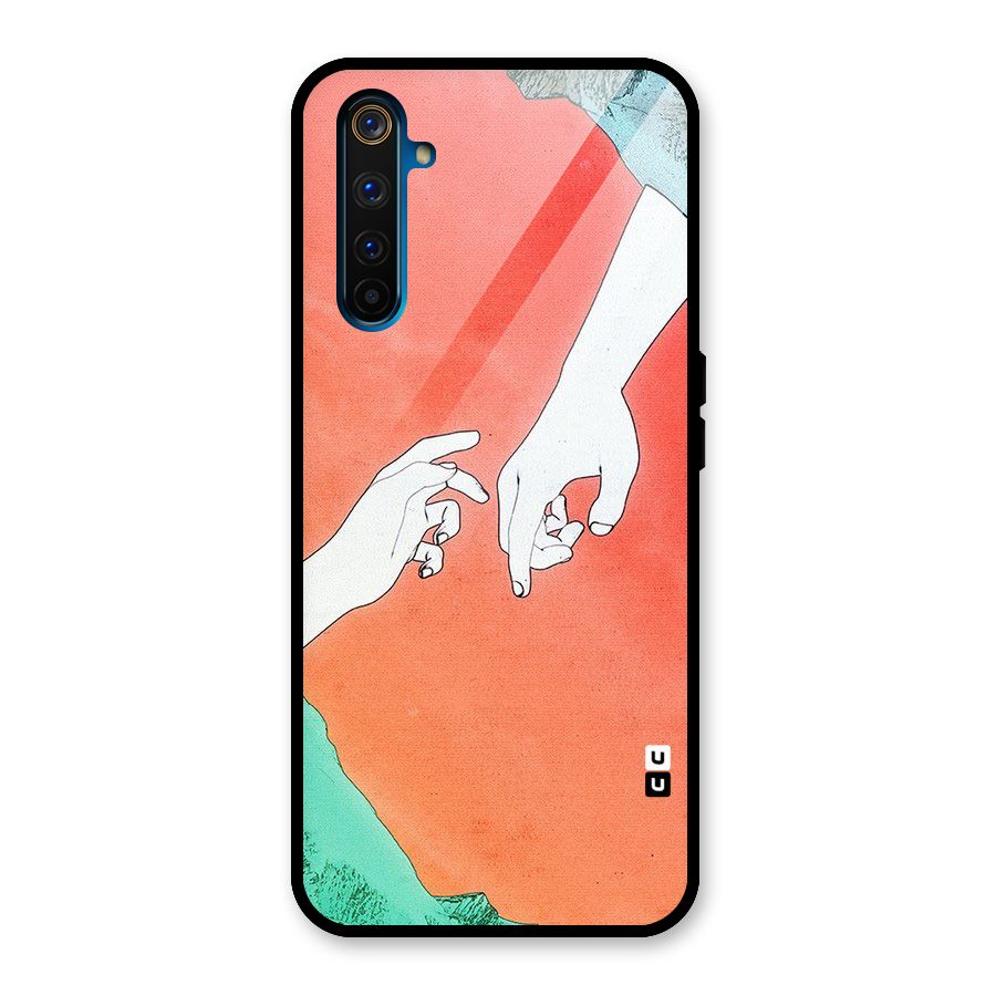Hand Paint Drawing Glass Back Case for Realme 6 Pro