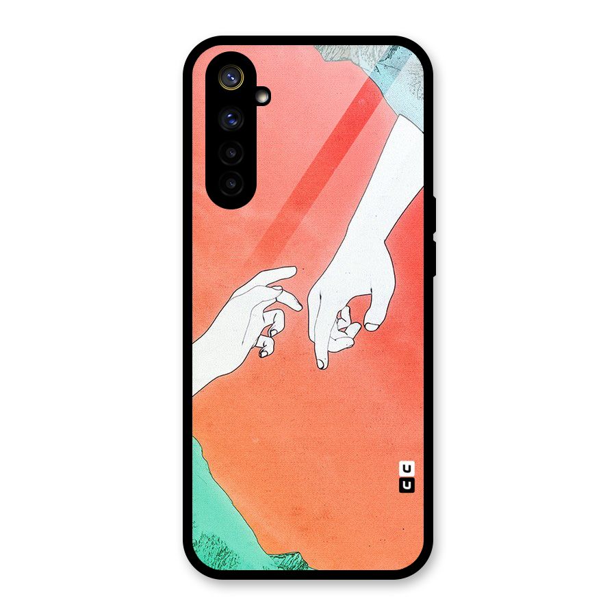 Hand Paint Drawing Glass Back Case for Realme 6i
