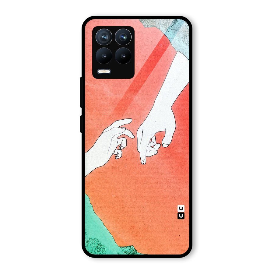 Hand Paint Drawing Glass Back Case for Realme 8 Pro