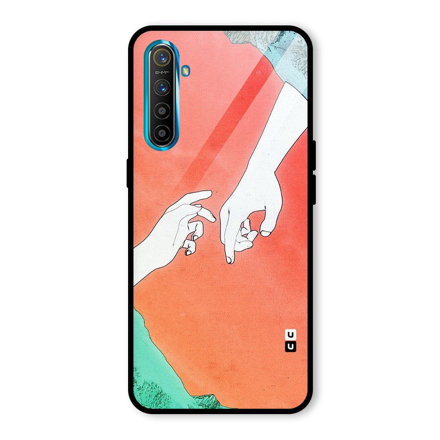 Hand Paint Drawing Glass Back Case for Realme X2