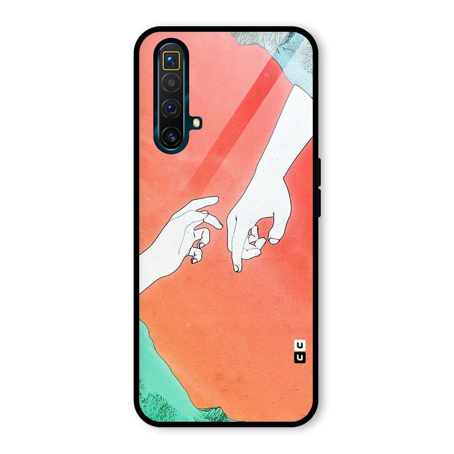 Hand Paint Drawing Glass Back Case for Realme X3 SuperZoom