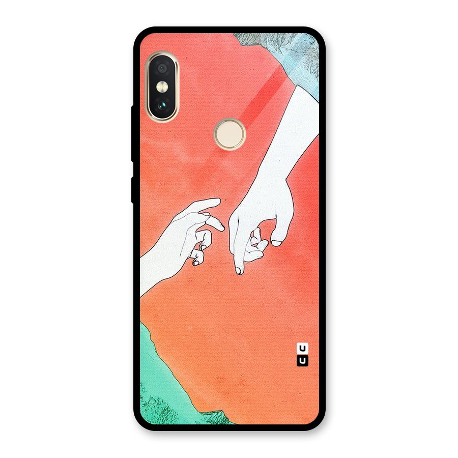 Hand Paint Drawing Glass Back Case for Redmi Note 5 Pro