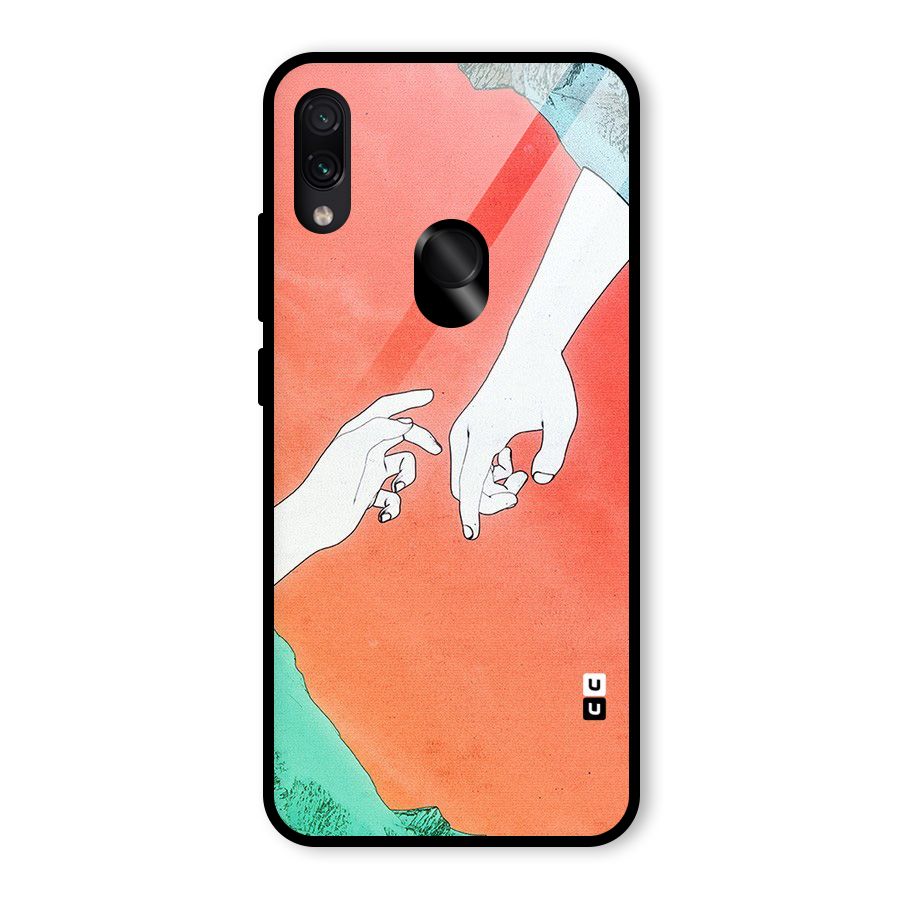Hand Paint Drawing Glass Back Case for Redmi Note 7 Pro