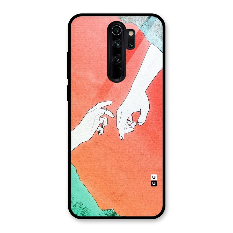 Hand Paint Drawing Glass Back Case for Redmi Note 8 Pro