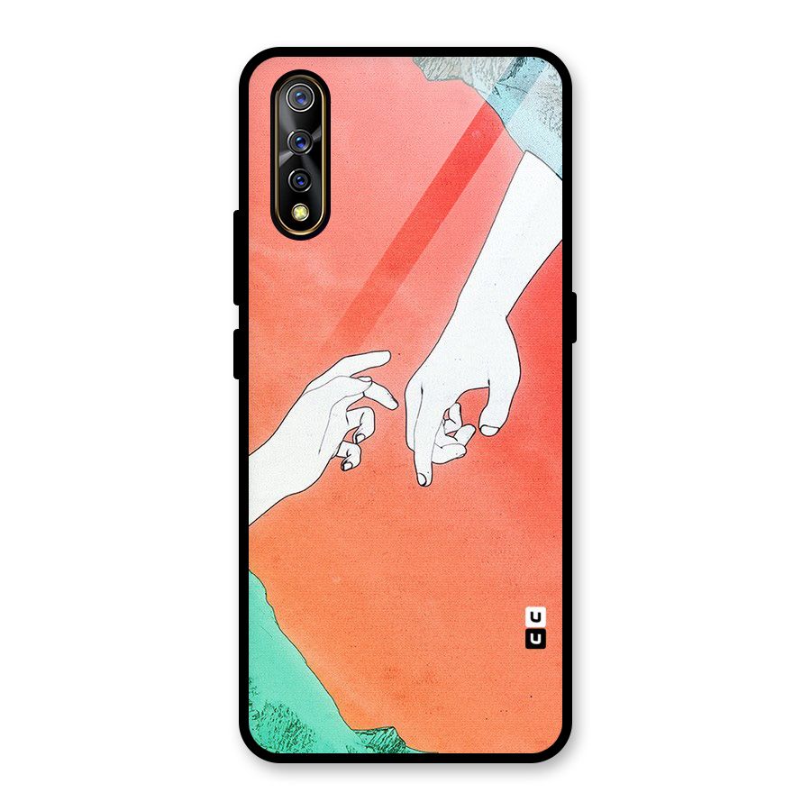 Hand Paint Drawing Glass Back Case for Vivo S1