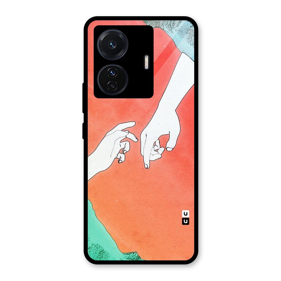Hand Paint Drawing Glass Back Case for Vivo T1 Pro