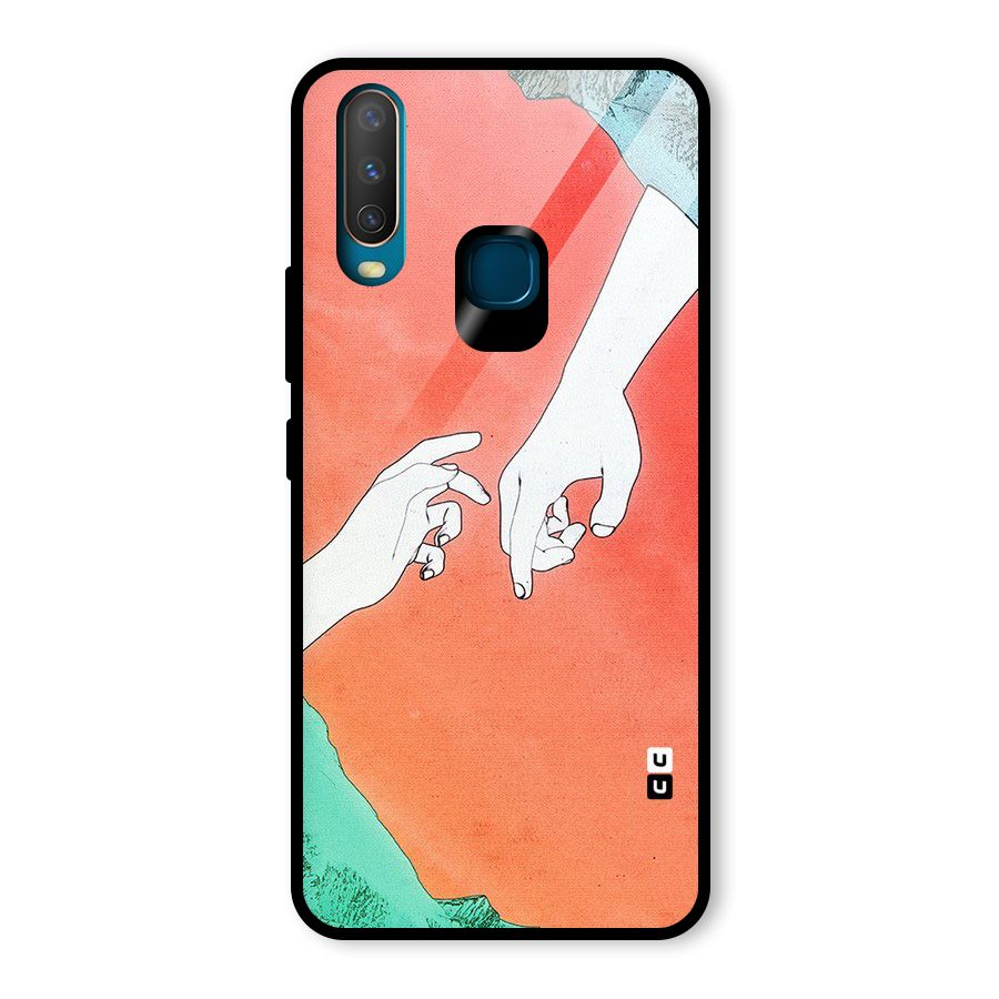 Hand Paint Drawing Glass Back Case for Vivo U10