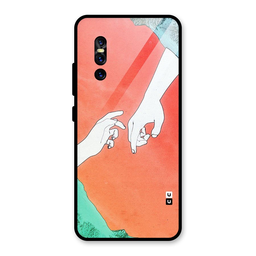 Hand Paint Drawing Glass Back Case for Vivo V15 Pro