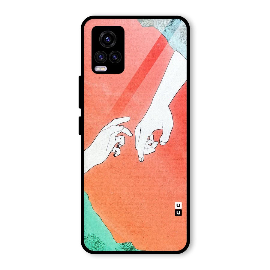 Hand Paint Drawing Glass Back Case for Vivo V20