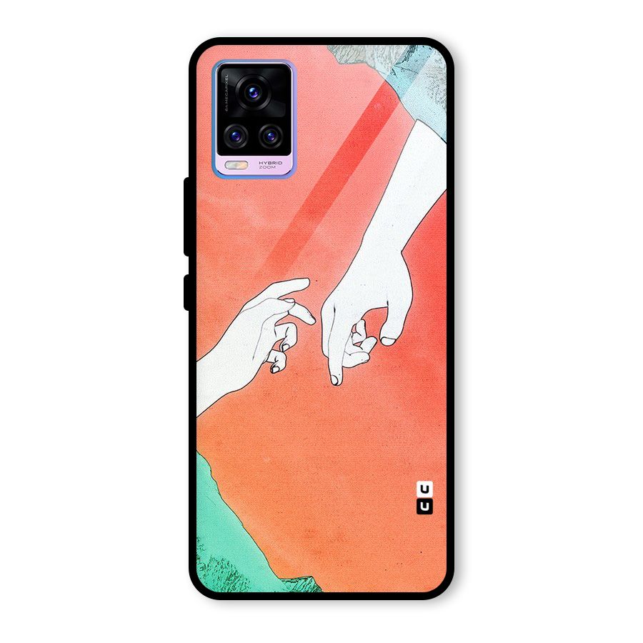 Hand Paint Drawing Glass Back Case for Vivo V20 Pro