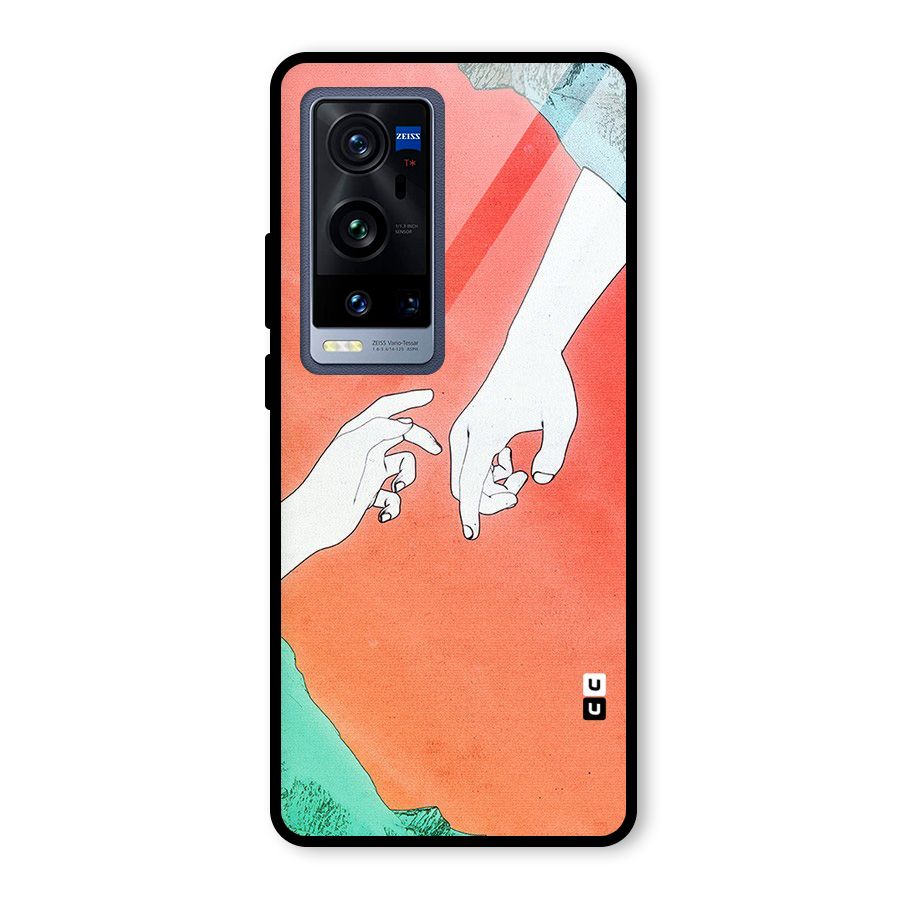 Hand Paint Drawing Glass Back Case for Vivo X60 Pro Plus