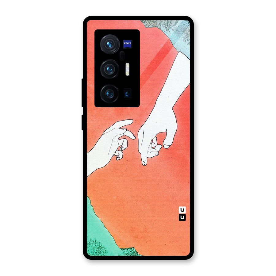 Hand Paint Drawing Glass Back Case for Vivo X70 Pro Plus