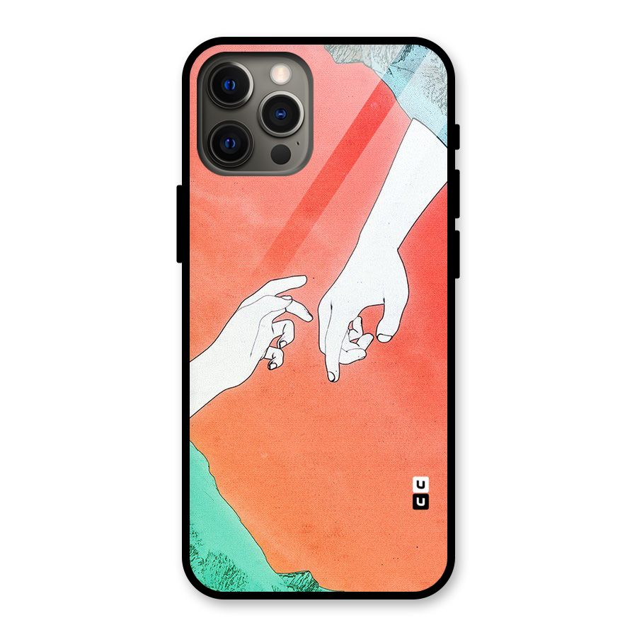 Hand Paint Drawing Glass Back Case for iPhone 12 Pro Max