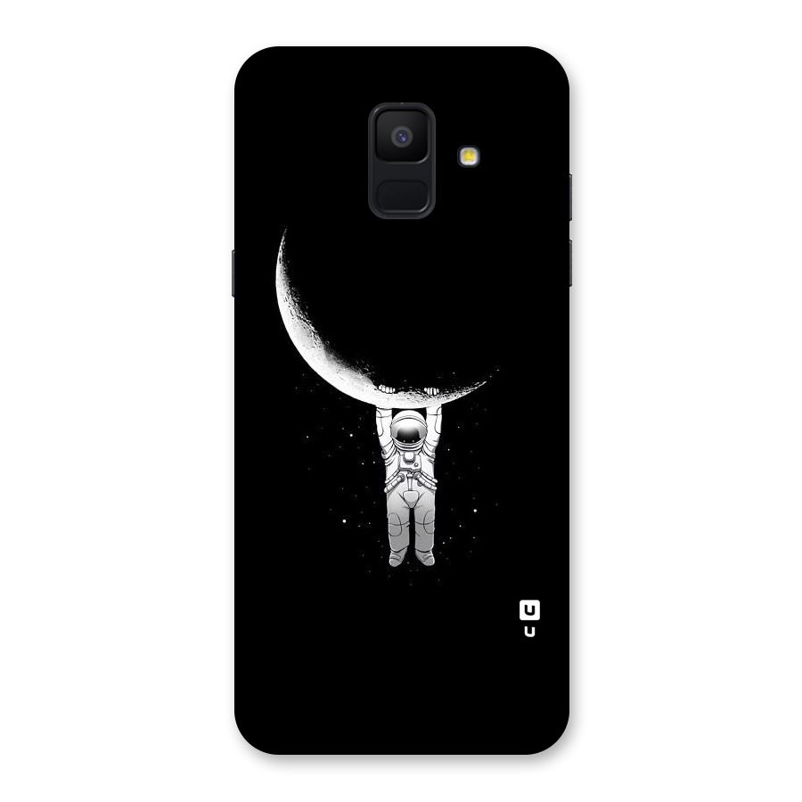Hanging Astronaut Back Case for Galaxy A6 (2018)