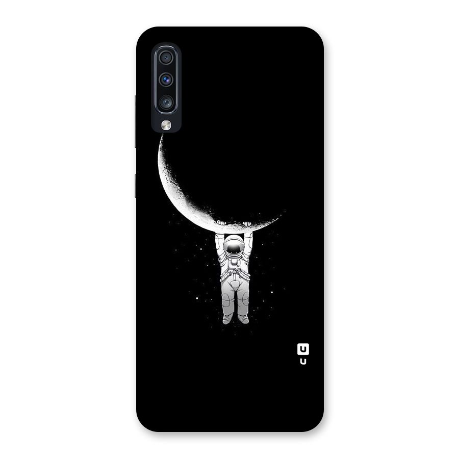 Hanging Astronaut Back Case for Galaxy A70